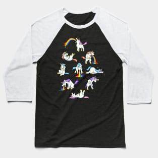 Sick Unicorns Baseball T-Shirt